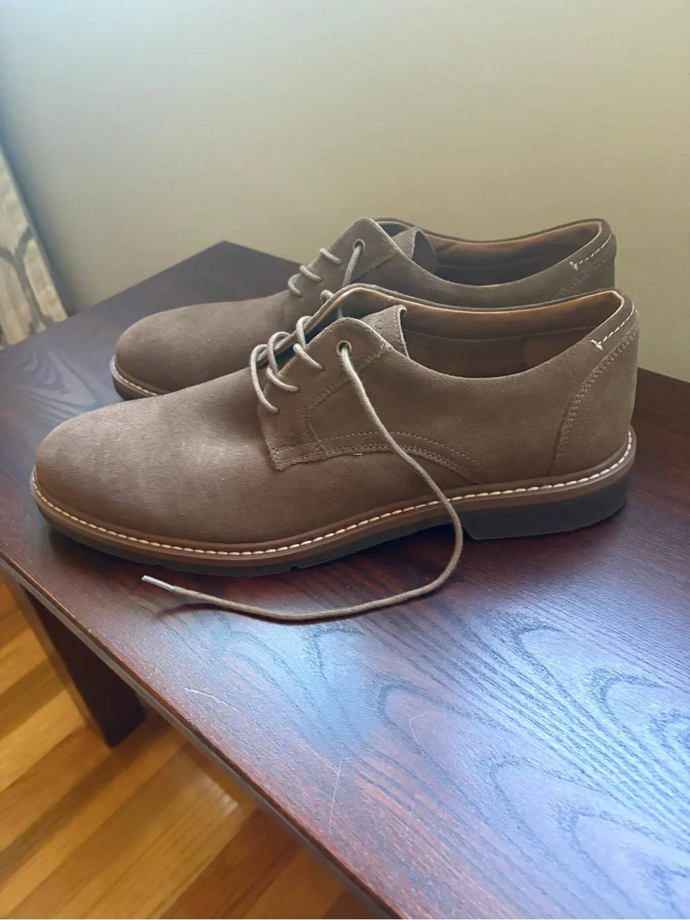 Men’s Rockport Foley Dark Taupe Suede